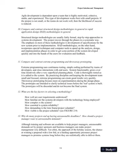 Solution Manual for Systems Analysis and Design, 7th Edition - Page 28 preview image