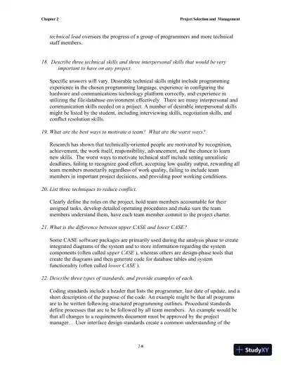 Solution Manual for Systems Analysis and Design, 7th Edition - Page 30 preview image