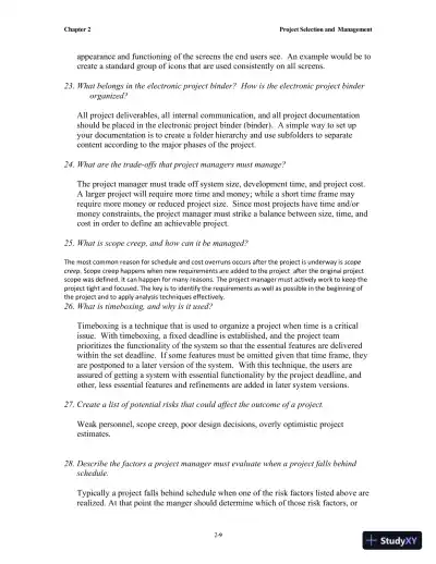 Solution Manual for Systems Analysis and Design, 7th Edition - Page 31 preview image