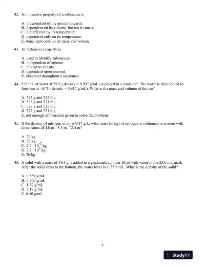 Chemistry: Principles And Reactions, 7th Edition Test Bank - Page 10 preview image