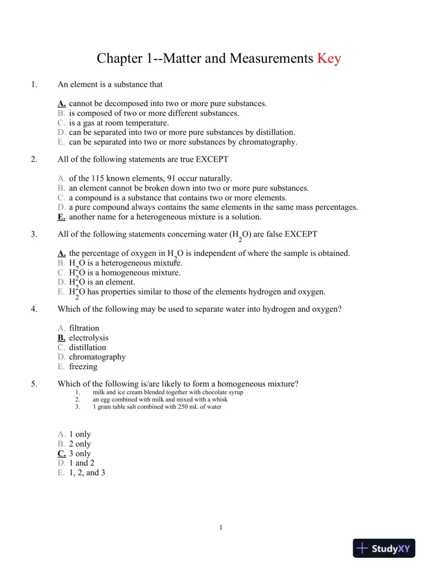 Chemistry: Principles And Reactions, 7th Edition Test Bank, page 12
