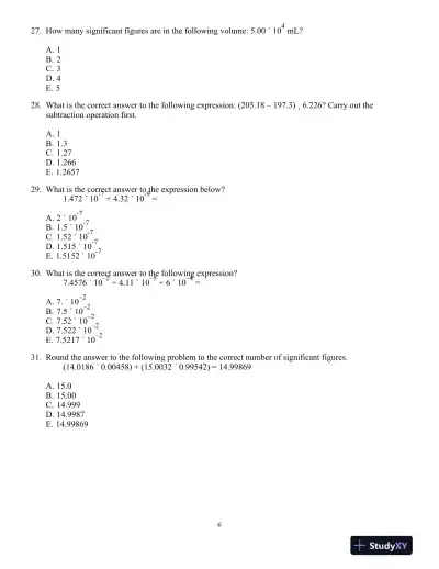 Chemistry: Principles And Reactions, 7th Edition Test Bank - Page 7 preview image