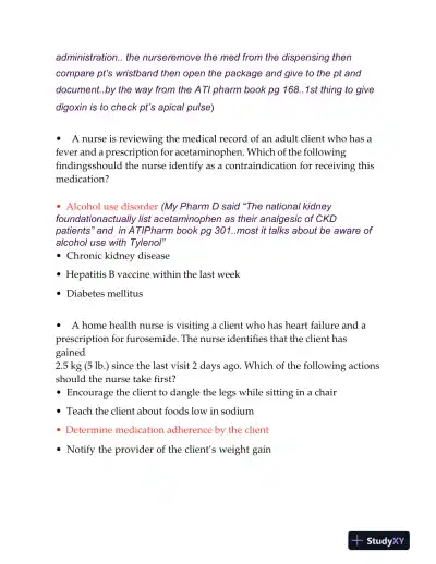 2022 ATI Anatomy and Physiology Teas Exam with Answers (303 Solved Questions) - Page 6 preview image