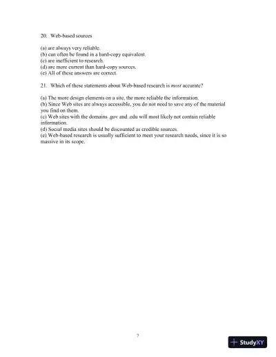 Test Bank for Strategies for Technical Communication in the Workplace, 4th Edition - Page 10 preview image