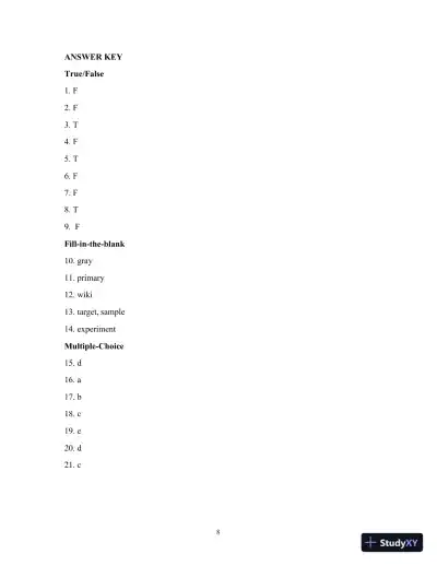 Test Bank for Strategies for Technical Communication in the Workplace, 4th Edition - Page 11 preview image