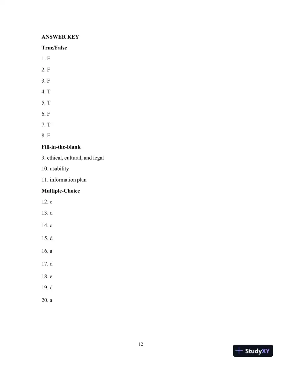 Test Bank for Strategies for Technical Communication in the Workplace, 4th Edition, page 15