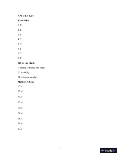 Test Bank for Strategies for Technical Communication in the Workplace, 4th Edition - Page 15 preview image