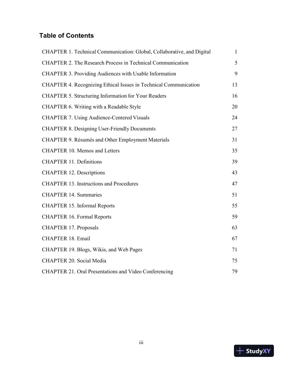 Test Bank for Strategies for Technical Communication in the Workplace, 4th Edition, page 3