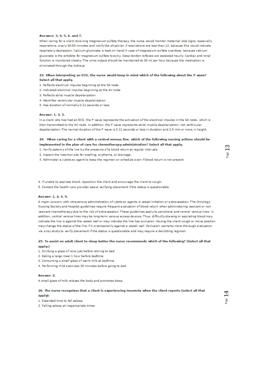 NCLEX Practice Exam, page 7