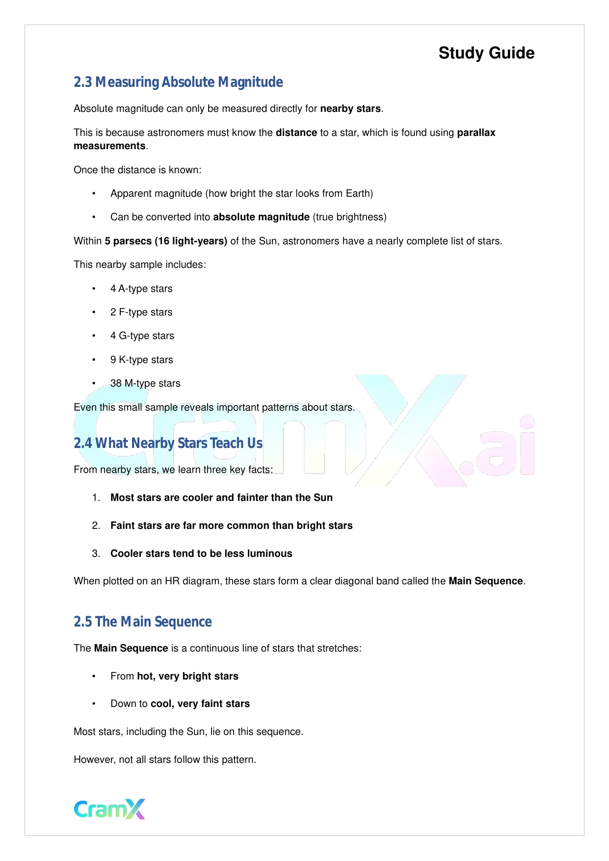 Astronomy - The Hertzsprung-Russell Diagram - Page 5 preview image