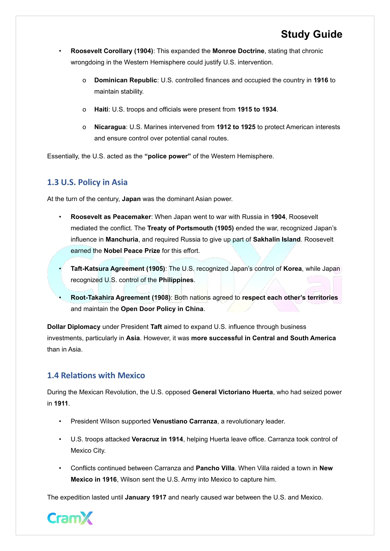 U.S. History II - The United States as a World Power - Page 2 preview image