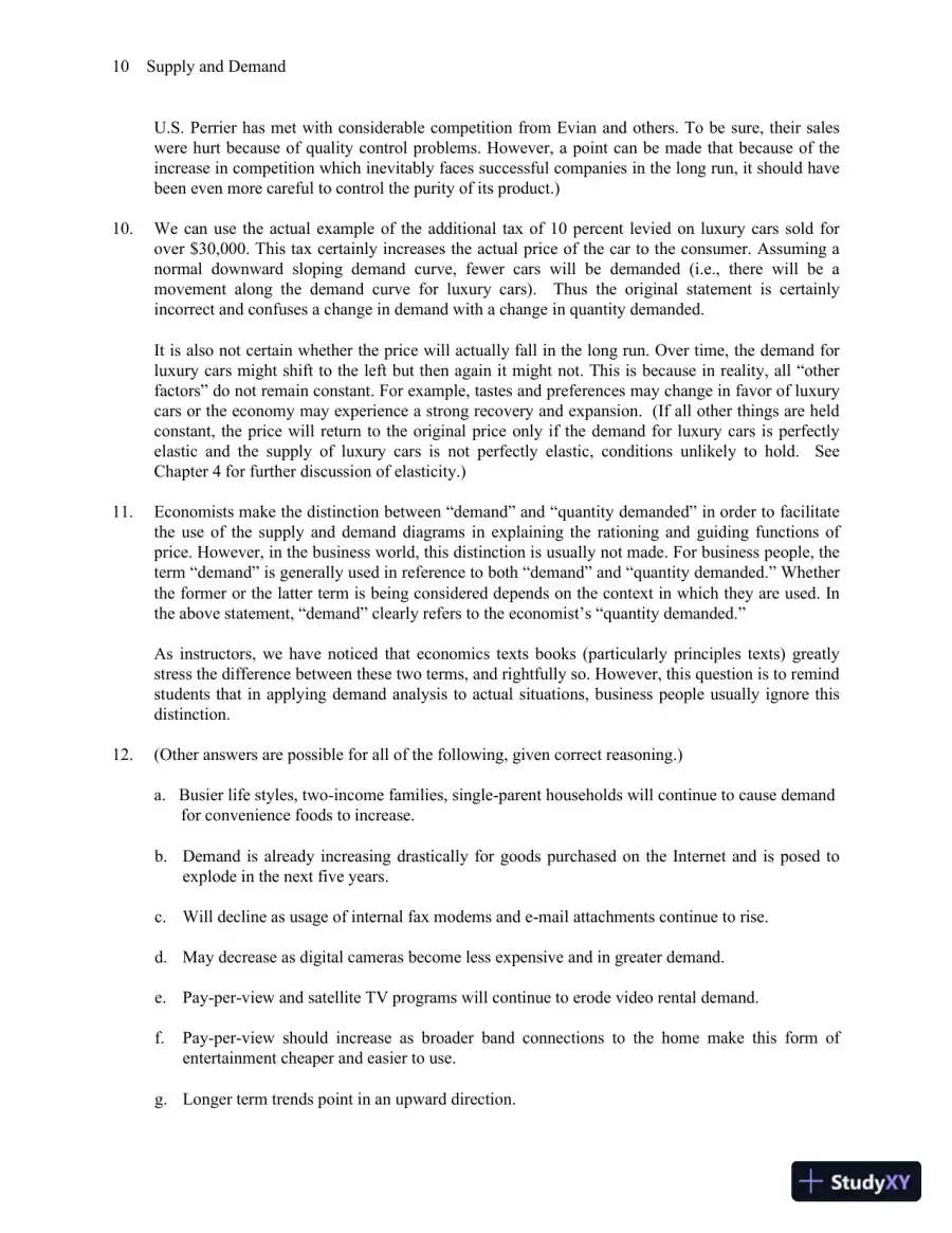 Solution Manual For Managerial Economics: Economic Tools for Today's Decision Makers, 7th Edition, page 11