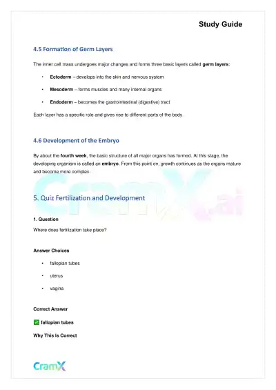 Biology - Reproduction - Page 7 preview image