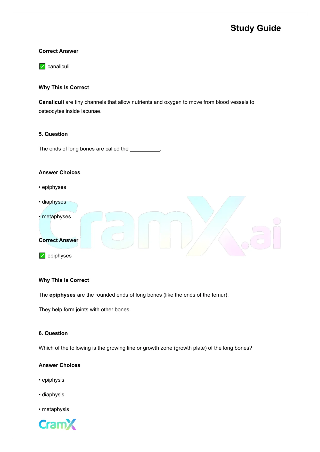 Anatomy and Physiology - Bones and Skeletal Tissues - Page 10 preview image