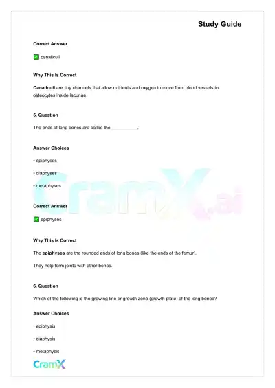 Anatomy and Physiology - Bones and Skeletal Tissues - Page 10 preview image