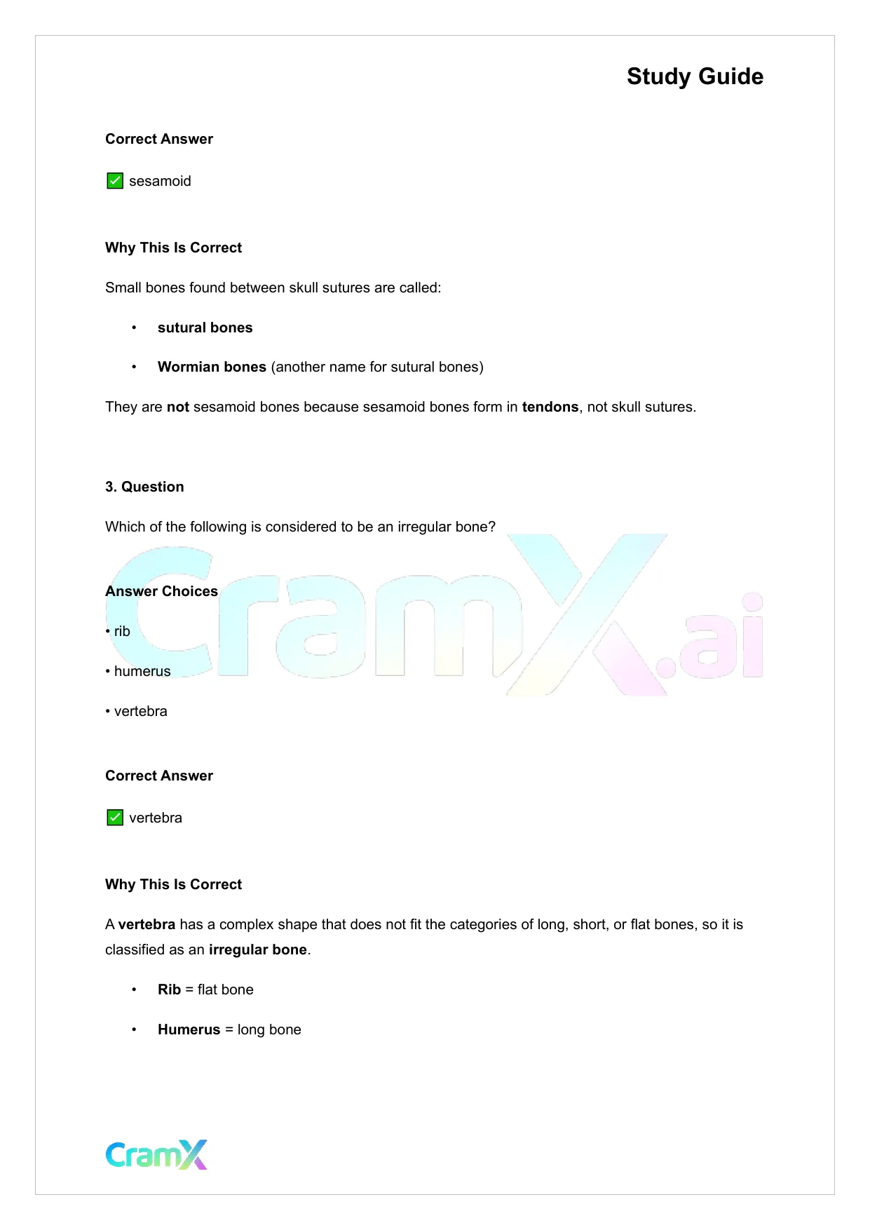 Anatomy and Physiology - Bones and Skeletal Tissues - Page 2 preview image