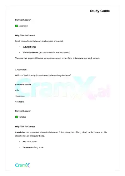 Anatomy and Physiology - Bones and Skeletal Tissues - Page 2 preview image