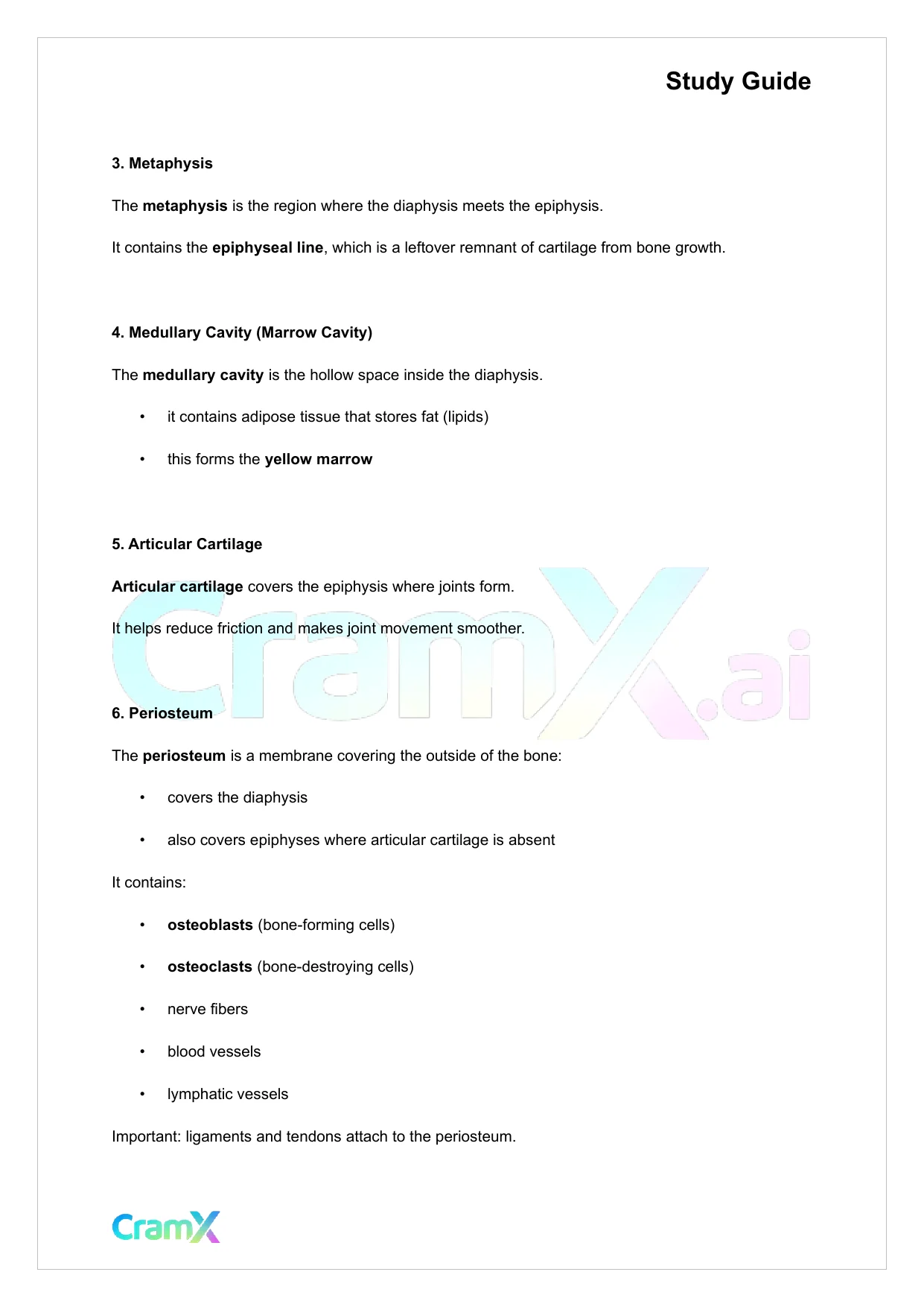 Anatomy and Physiology - Bones and Skeletal Tissues - Page 6 preview image