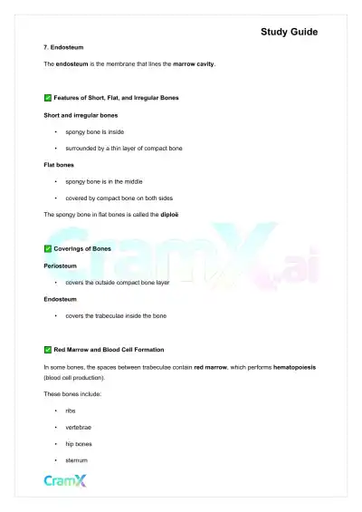 Anatomy and Physiology - Bones and Skeletal Tissues - Page 7 preview image