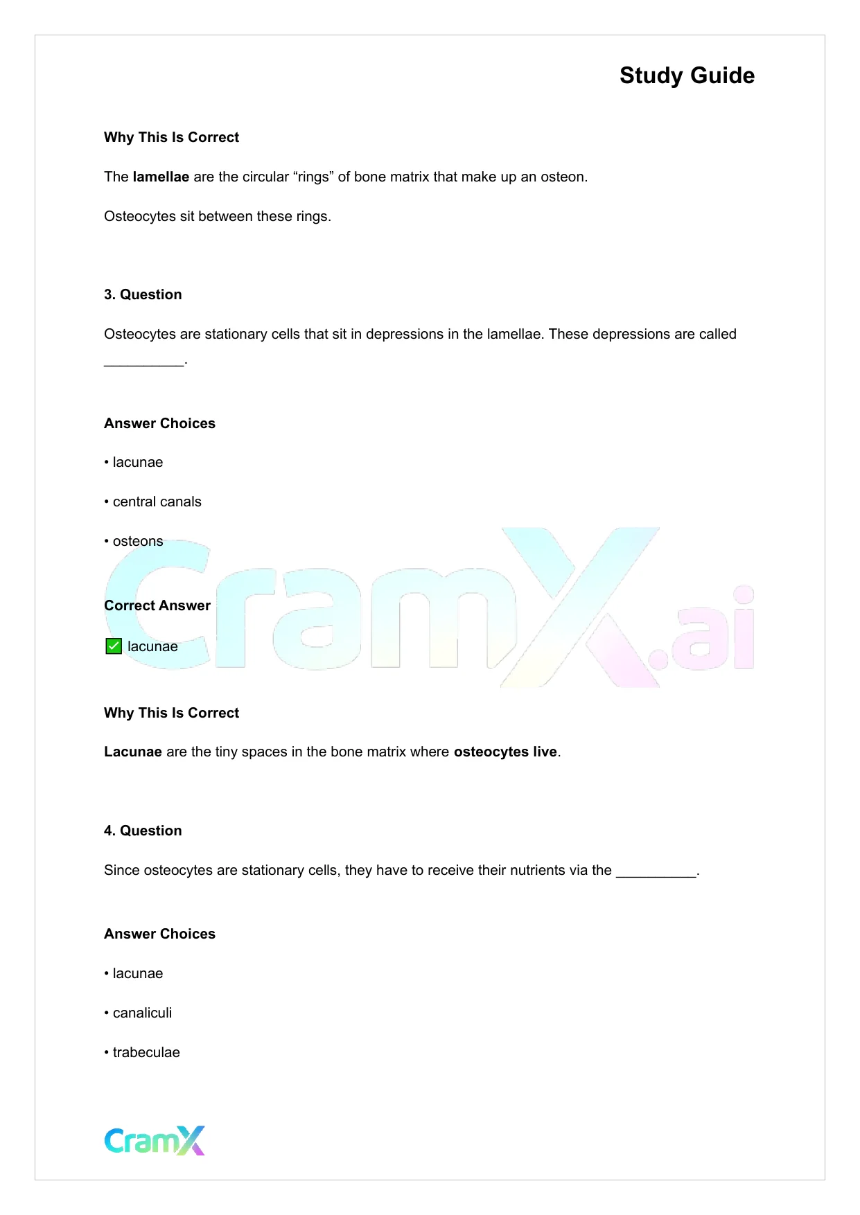 Anatomy and Physiology - Bones and Skeletal Tissues - Page 9 preview image