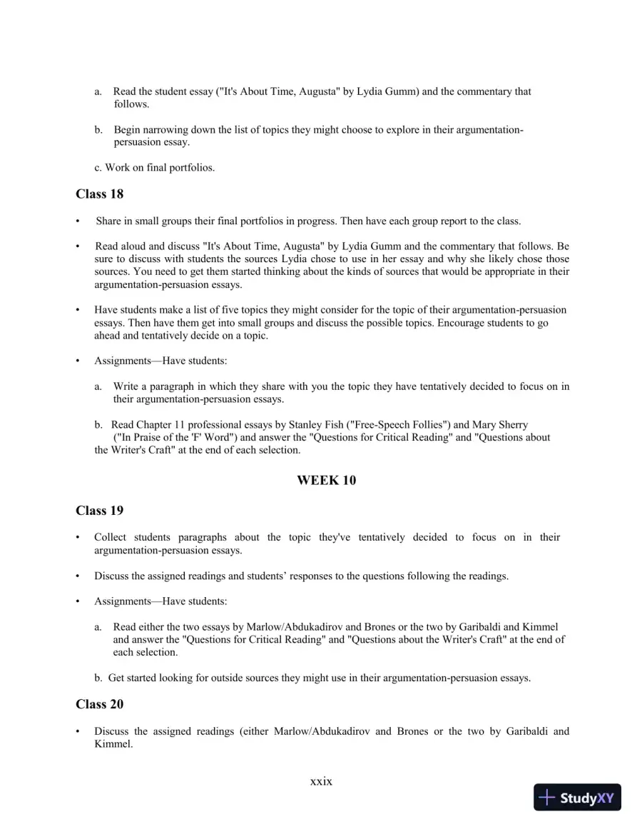 The Longman Reader, 12th Edition Lecture Notes, page 29