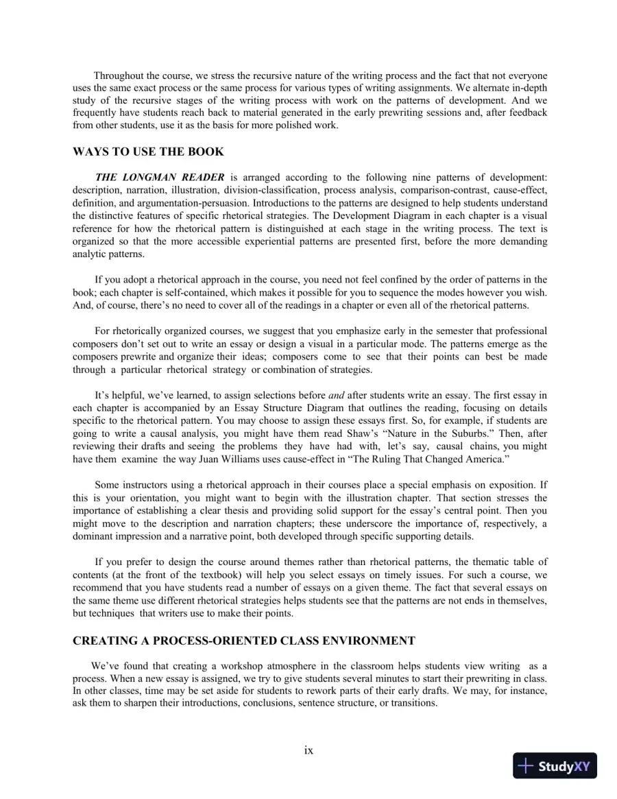The Longman Reader, 12th Edition Lecture Notes, page 9
