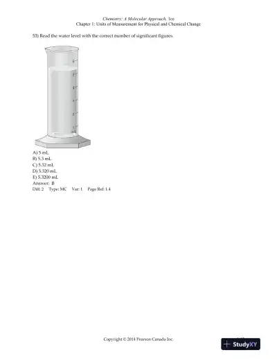 Chemistry: The Central Science , 12th Edition Test Bank - Page 14 preview image
