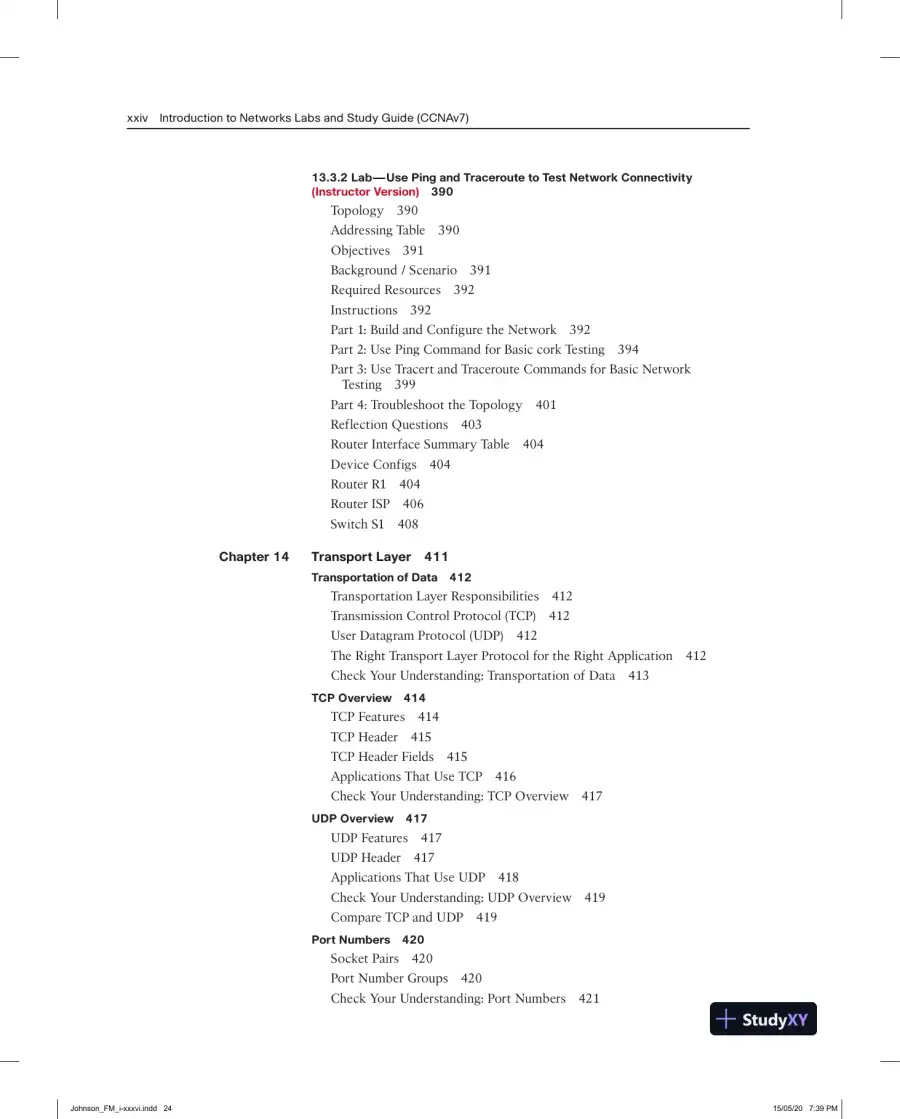 Lecture Notes for Introduction to Networks Labs and Study Guide (CCNAv7), page 22