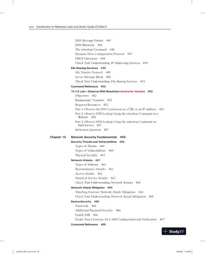 Lecture Notes for Introduction to Networks Labs and Study Guide (CCNAv7) - Page 24 preview image