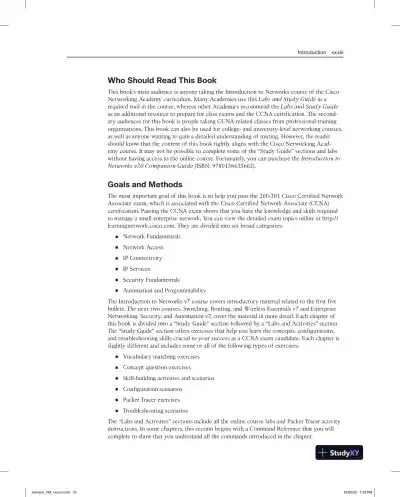 Lecture Notes for Introduction to Networks Labs and Study Guide (CCNAv7) - Page 31 preview image