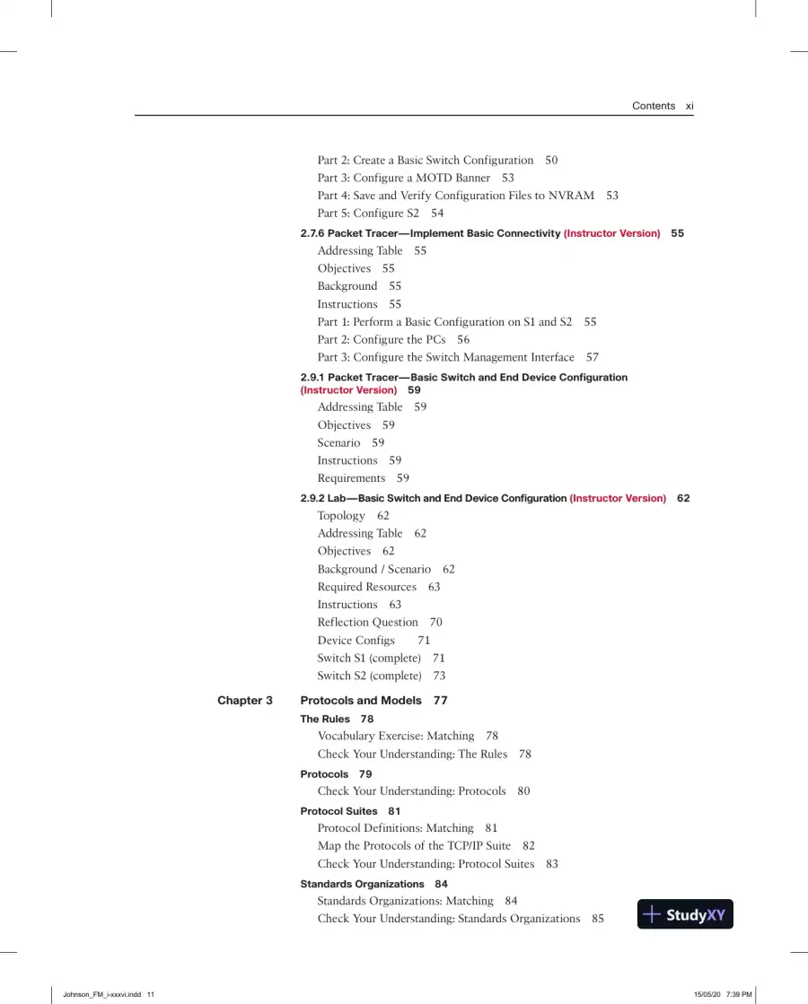 Lecture Notes for Introduction to Networks Labs and Study Guide (CCNAv7), page 9