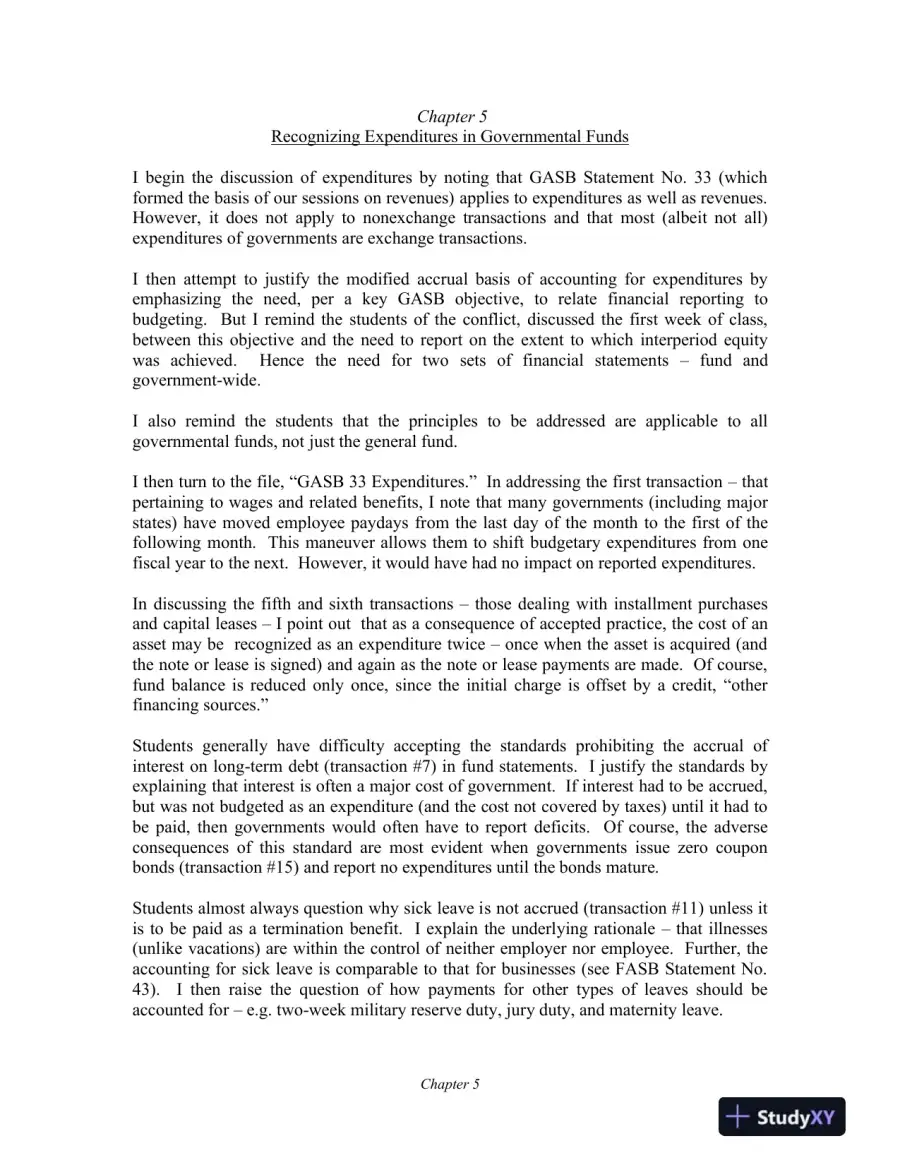 Government and Not-for-Profit Accounting, Binder Ready Version: Concepts and Practices, 7th Edition Class Notes, page 9