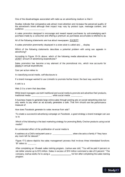 Liberty University BUSI 330 Final Exam Complete Solution Correct Answer Key - Page 5 preview image