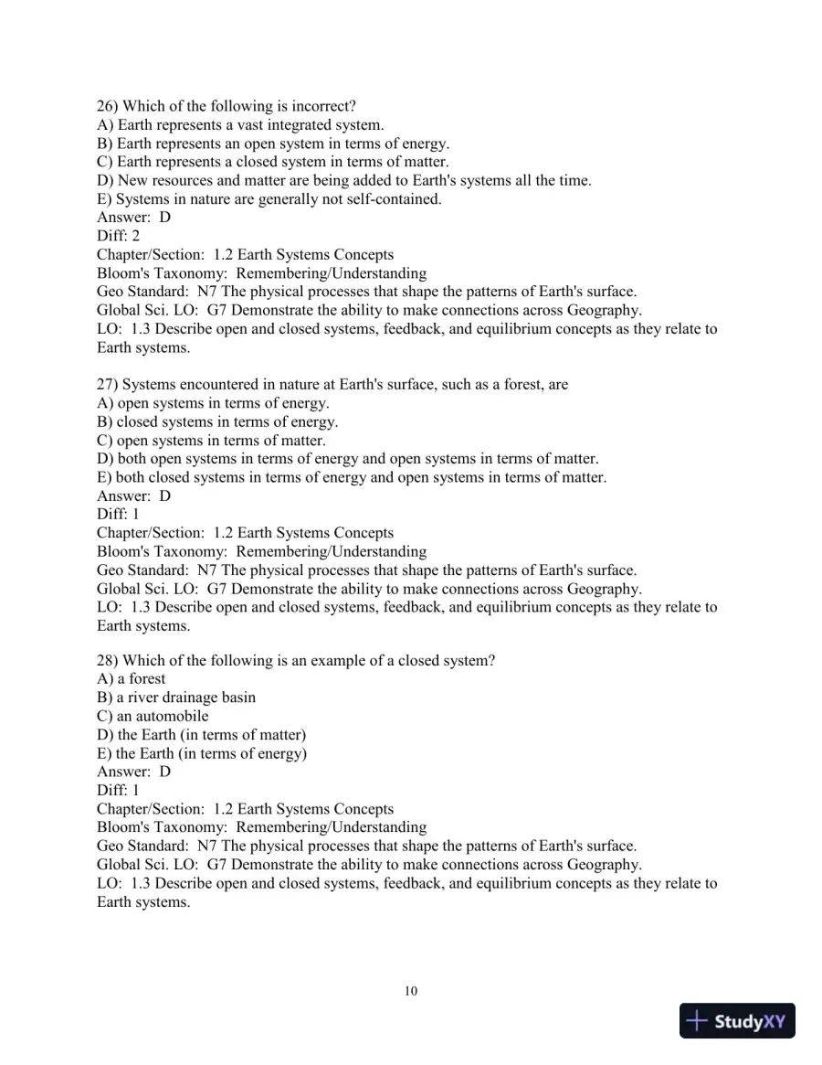 Geosystems: An Introduction To Physical Geography, 10th Edition Test Bank, page 11