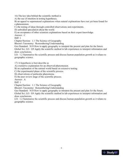 Geosystems: An Introduction To Physical Geography, 10th Edition Test Bank - Page 7 preview image