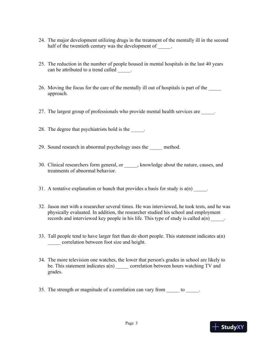 Fundamentals of Abnormal Psychology Eighth Edition Test Bank, page 12