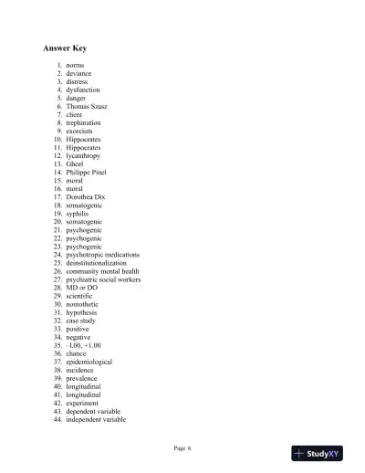 Fundamentals of Abnormal Psychology Eighth Edition Test Bank - Page 15 preview image