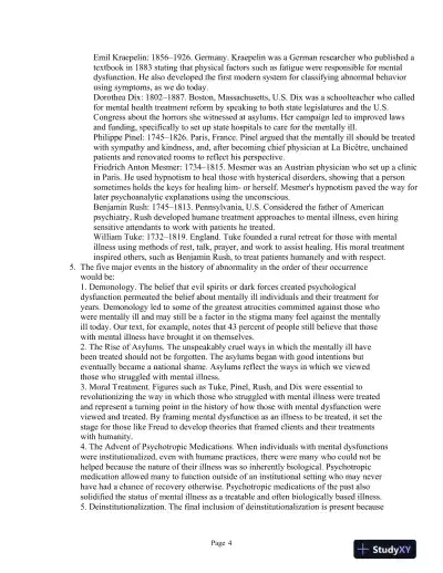 Fundamentals of Abnormal Psychology Eighth Edition Test Bank - Page 5 preview image