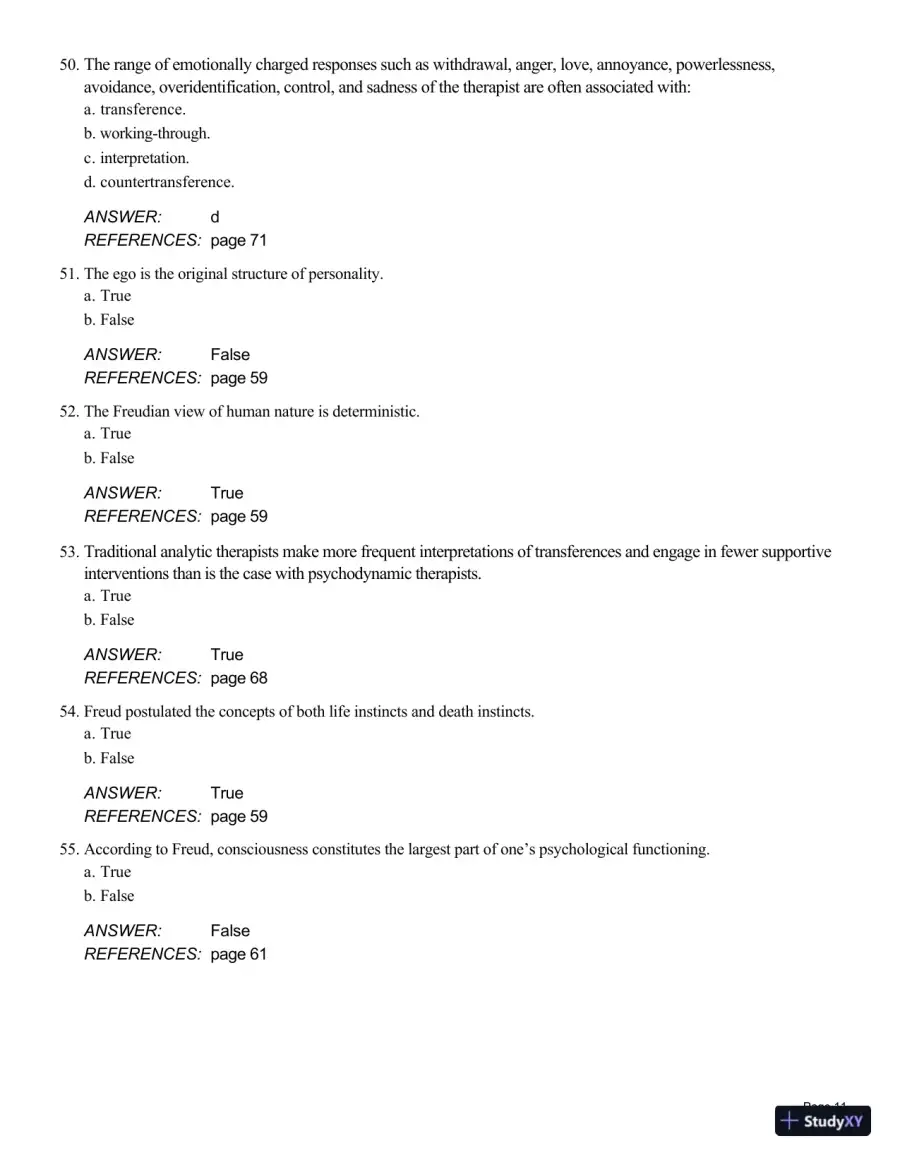Theory And Practice Of Counseling And Psychotherapy, 10th Edition Test Bank, page 12