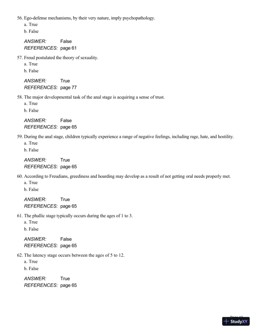 Theory And Practice Of Counseling And Psychotherapy, 10th Edition Test Bank, page 13