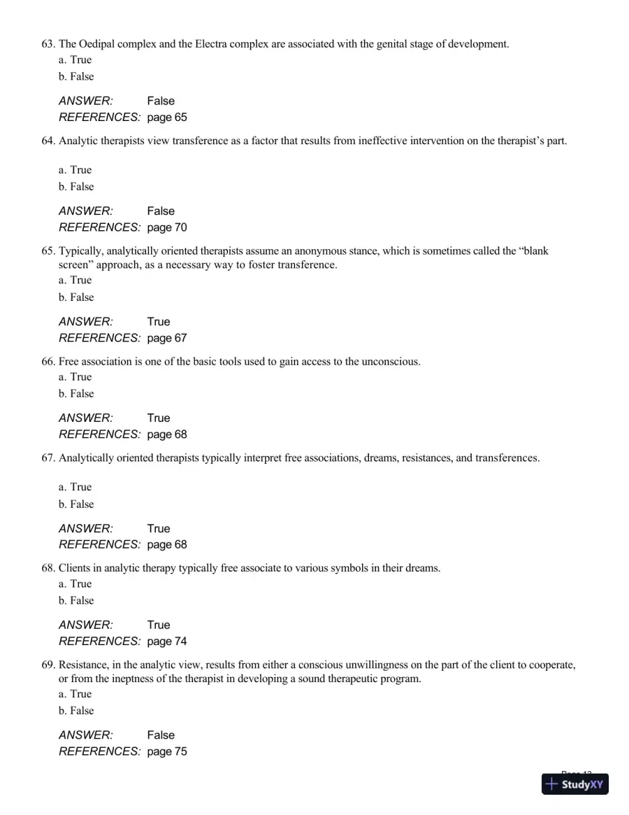 Theory And Practice Of Counseling And Psychotherapy, 10th Edition Test Bank, page 14
