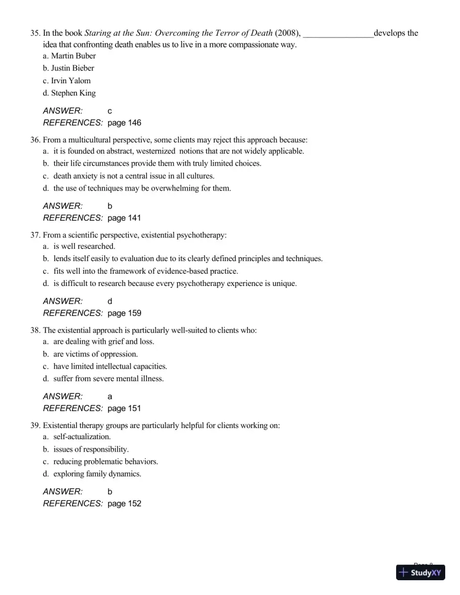 Theory And Practice Of Counseling And Psychotherapy, 10th Edition Test Bank, page 24
