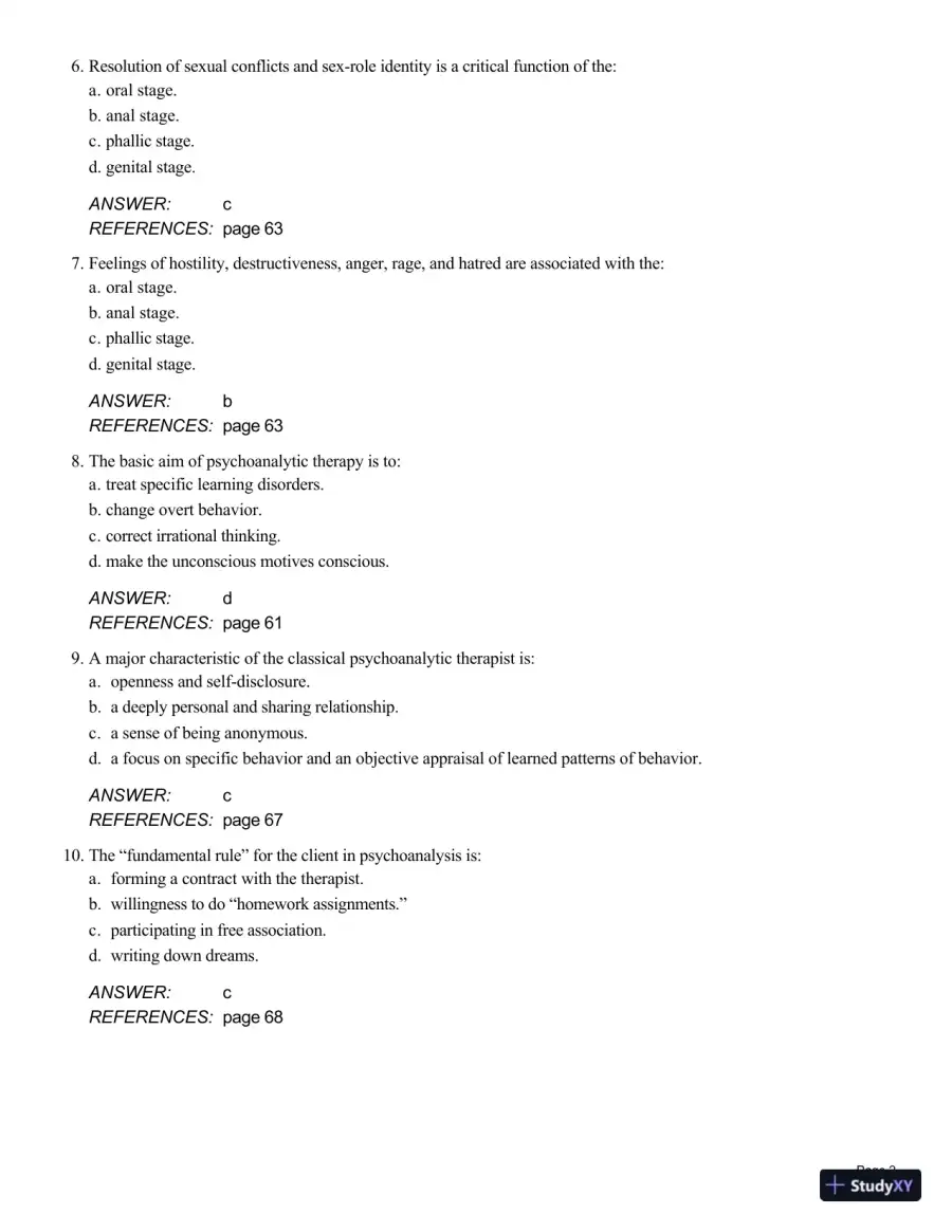 Theory And Practice Of Counseling And Psychotherapy, 10th Edition Test Bank, page 3