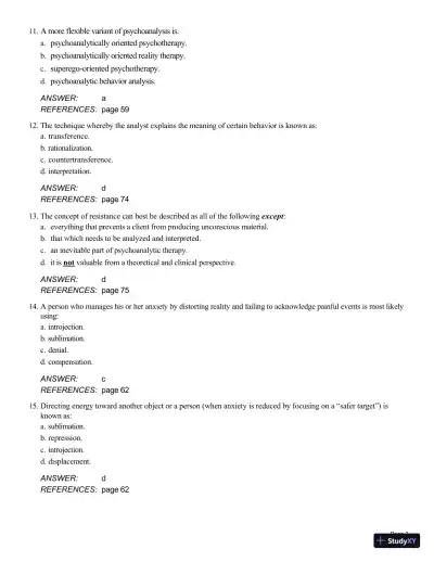 Theory And Practice Of Counseling And Psychotherapy, 10th Edition Test Bank - Page 4 preview image