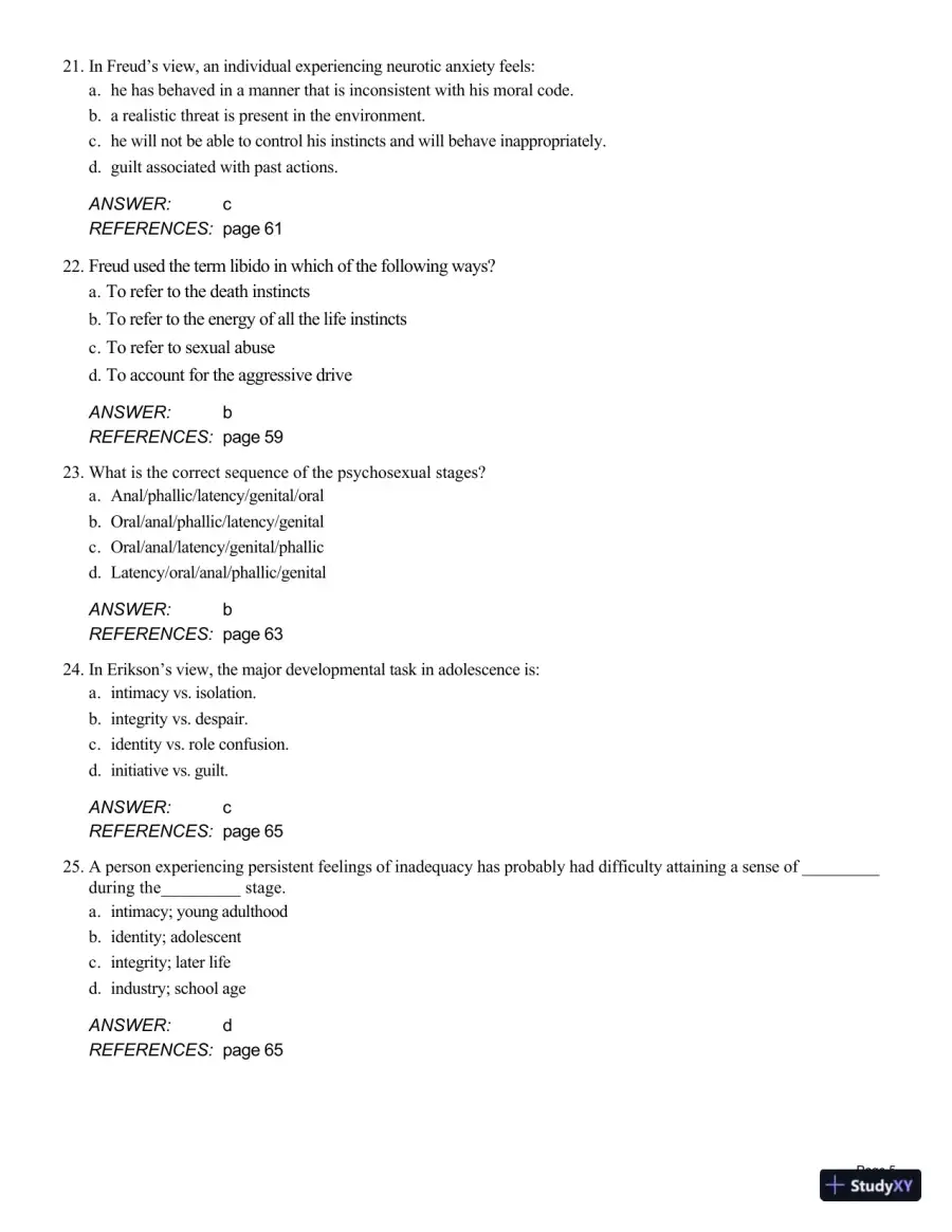 Theory And Practice Of Counseling And Psychotherapy, 10th Edition Test Bank, page 6