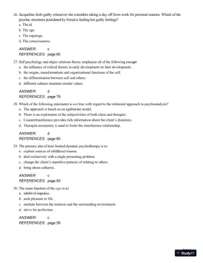 Theory And Practice Of Counseling And Psychotherapy, 10th Edition Test Bank - Page 7 preview image