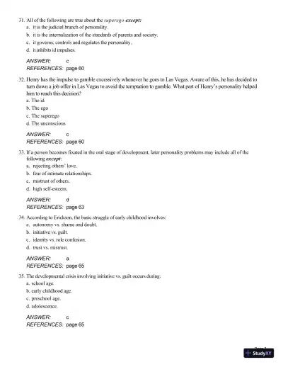 Theory And Practice Of Counseling And Psychotherapy, 10th Edition Test Bank - Page 8 preview image