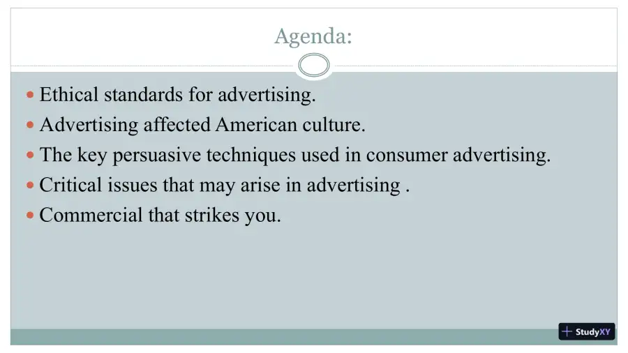 Effects Of Advertising Presentation - Learning Team CHUM/182, page 3