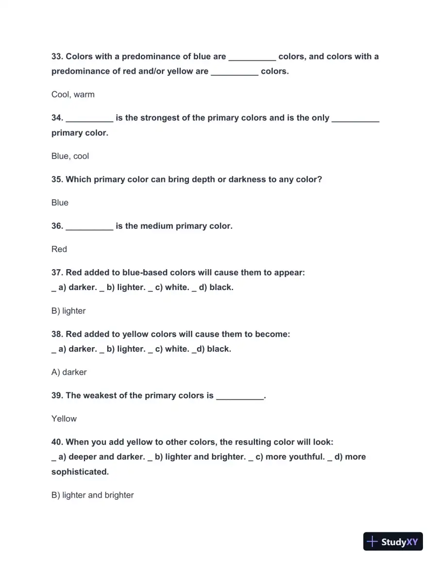 2024-2025 Milady Chapter 21 Workbook Practice Exam with Answers (206 Solved Questions), page 7
