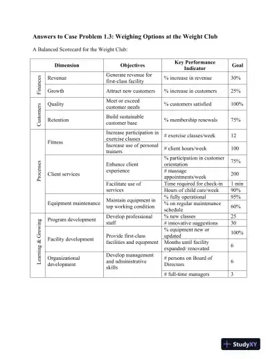 Operations Management: Creating Value Along The Supply Chain, 1st Canadian Edition Solution Manual - Page 12 preview image